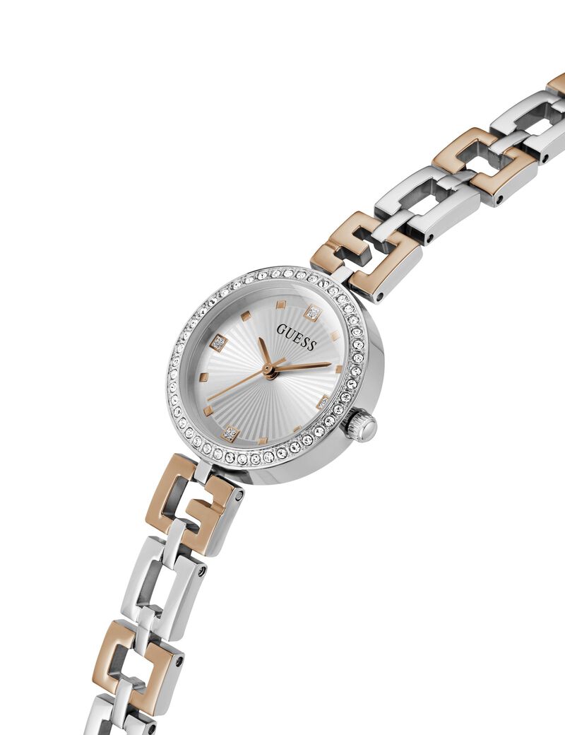 2-Tone Quartz Analog Stainless Steel Watch