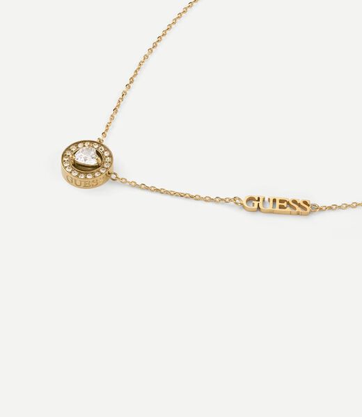 16 18  SOLITAIRE HEART CRYS NK