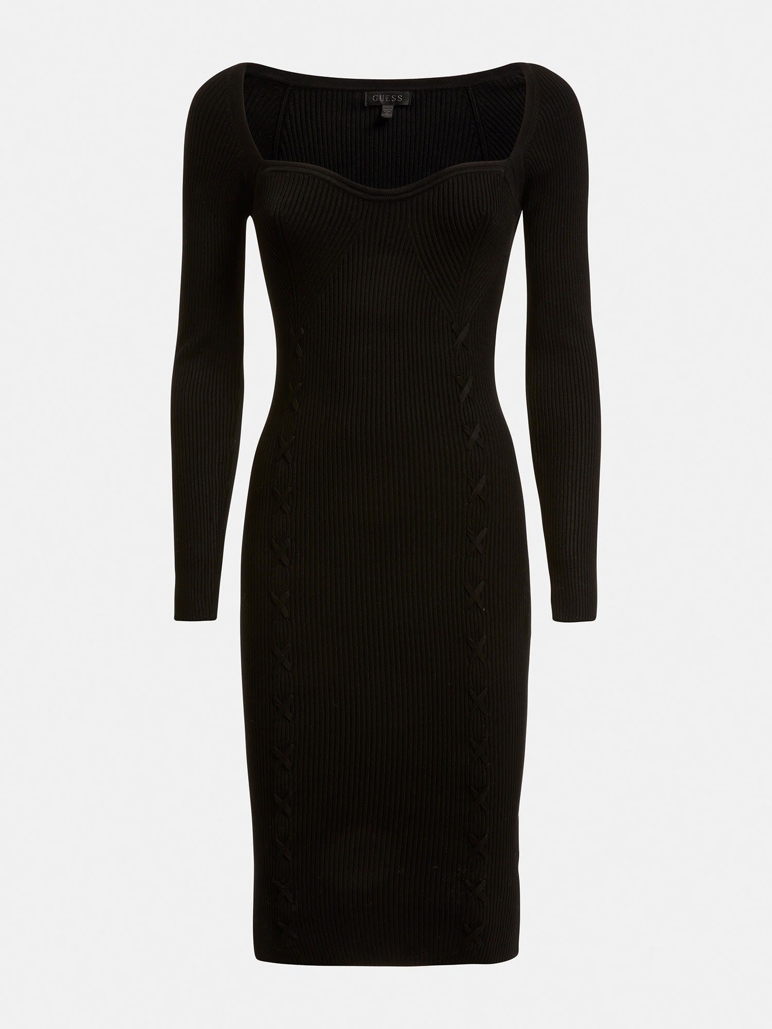 Guess black new arrivals sweater dress