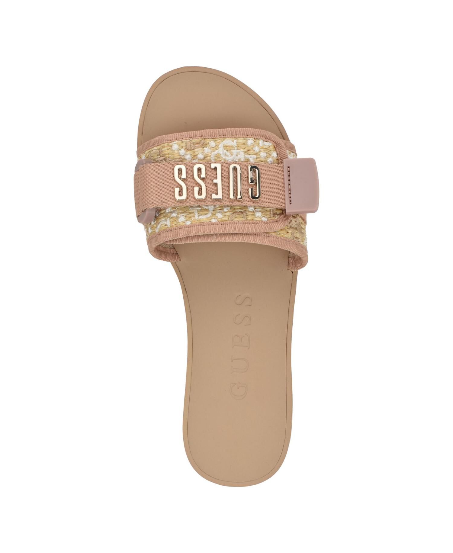 guess rose gold sandals