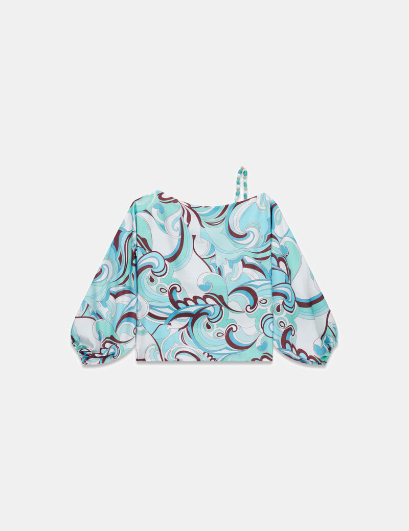 guess marciano one shoulder blouse