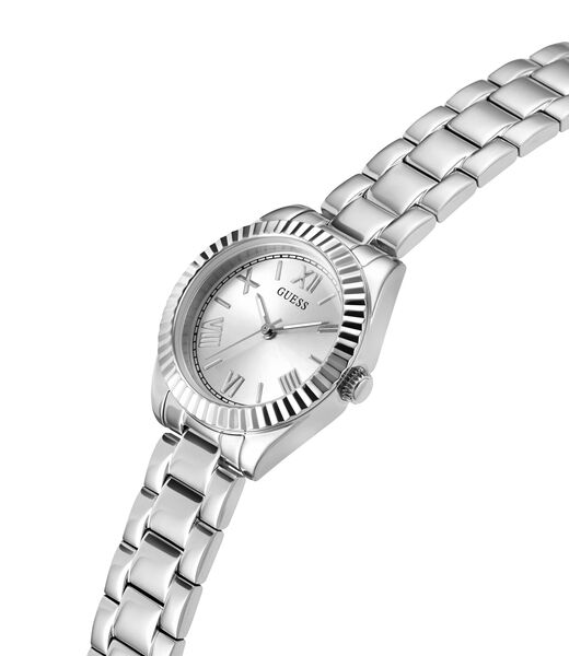 Stainless steel analogue watch