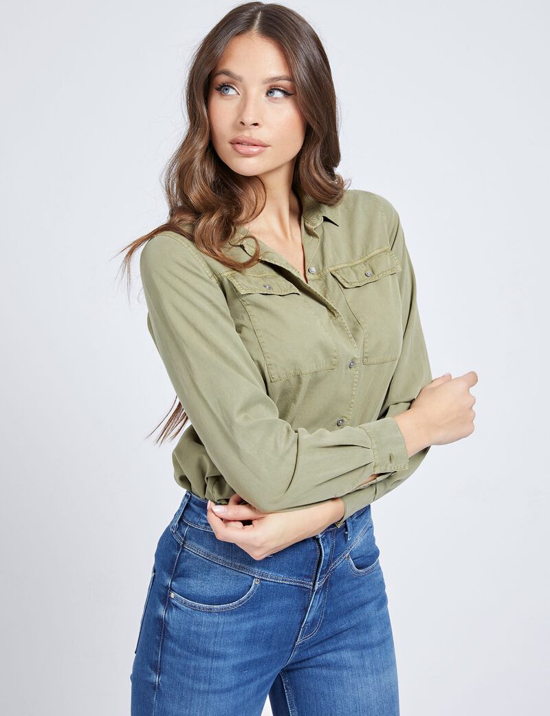 Long Sleeve Woven Shirt