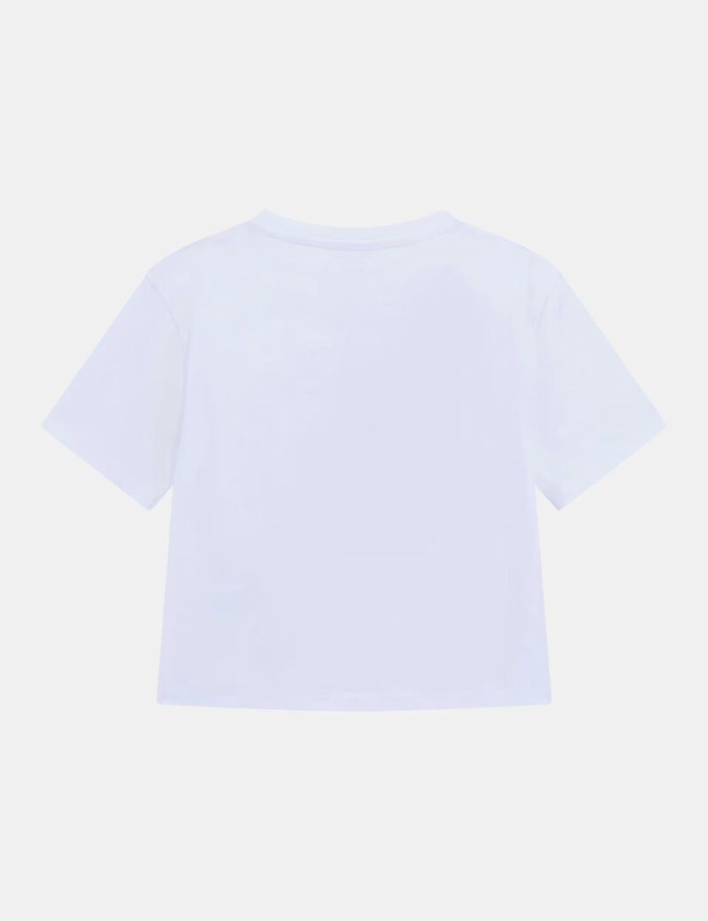 تي شيرت بشعار مثلث مزين بالترتر