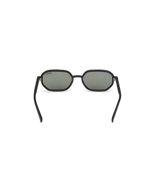 Geometric full rim sunglasses