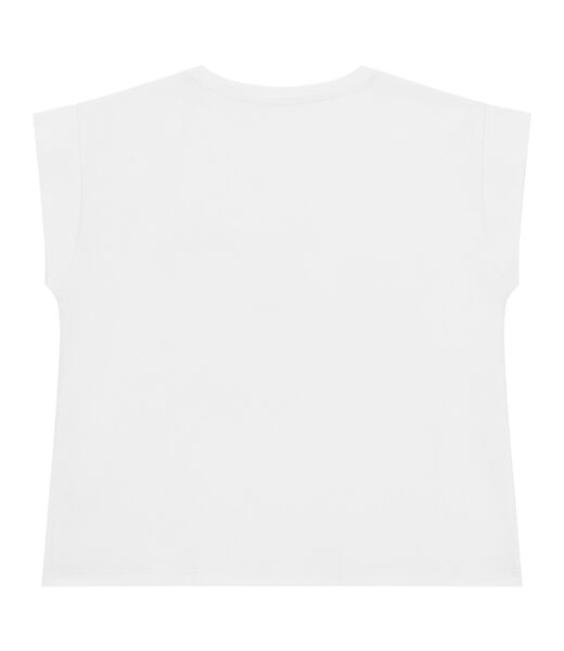 Rhinestones GJ logo stretch t-shirt