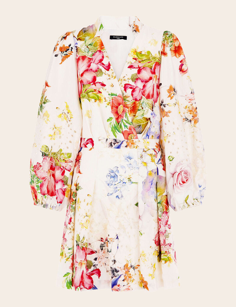 Marciano linen blend dress