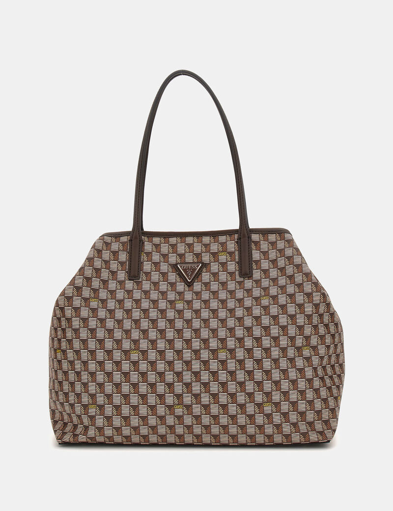 G Wave geometric-print shopper