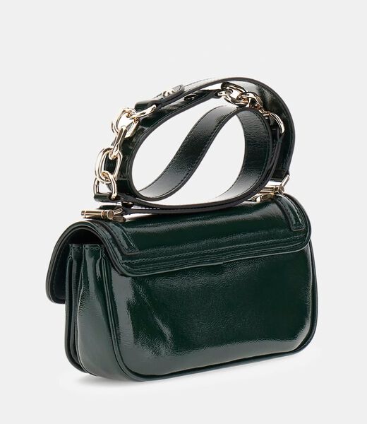 Dea patent mini crossbody bag