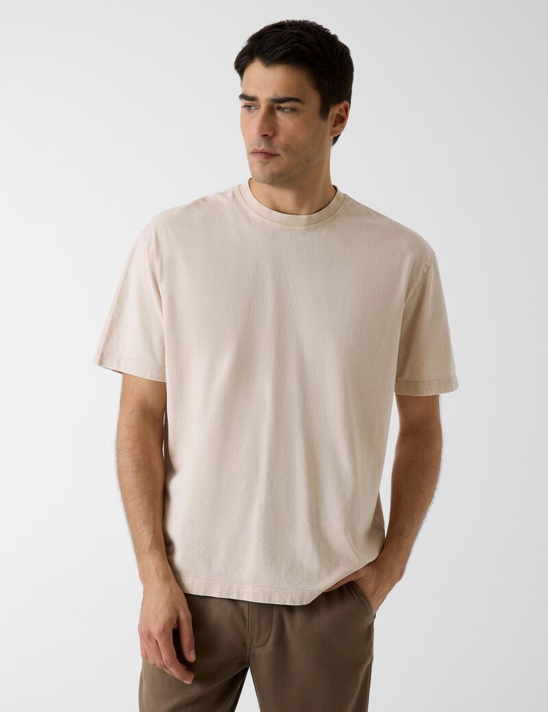 CN SS ACID WASH OVERSIZE TEE