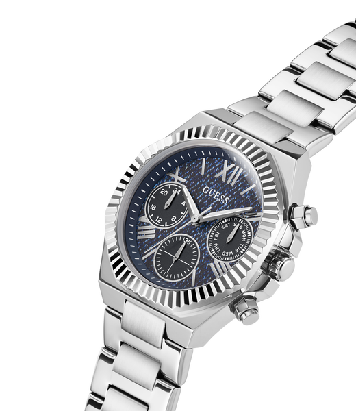 Ladies Silver Tone Multi-function Watch