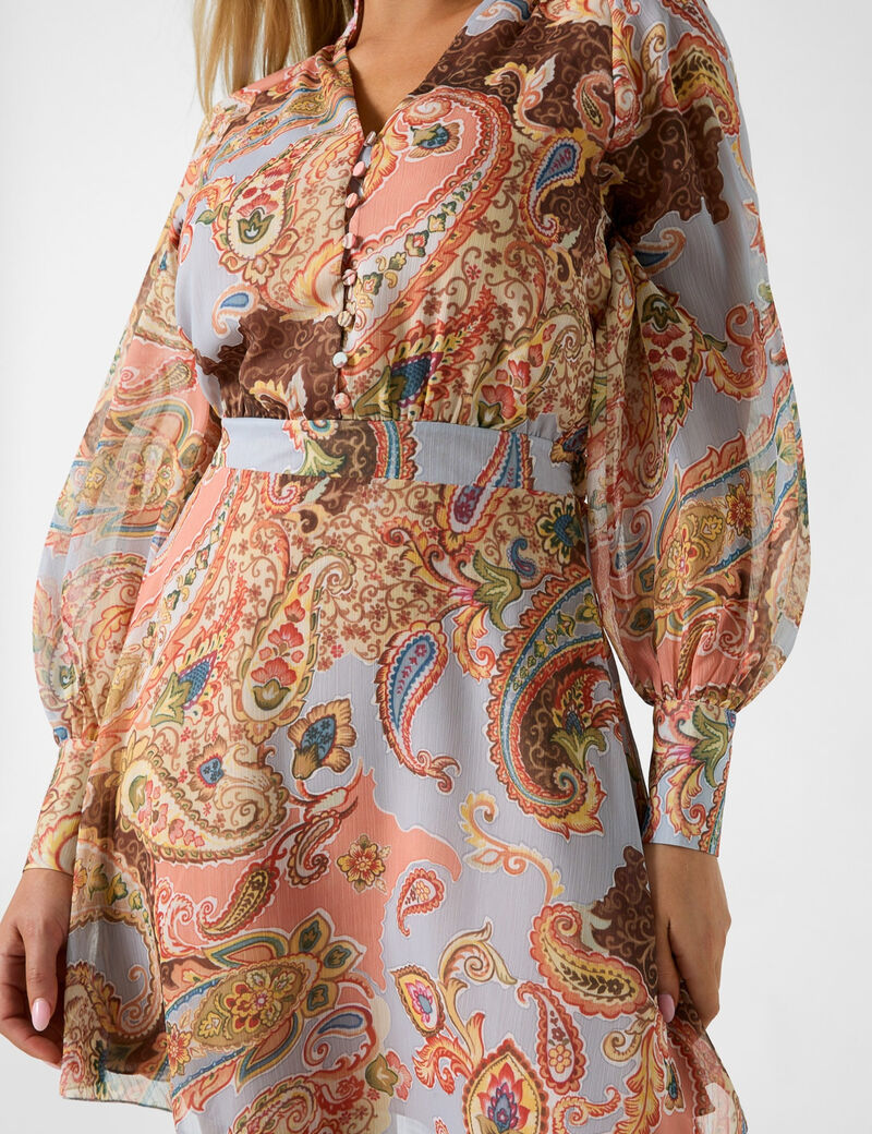 guess paisley print dress