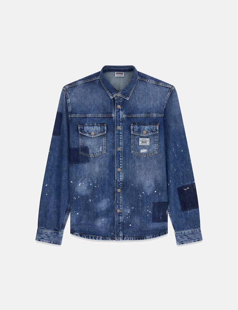 جاكيت جينز كبيرة الحجم