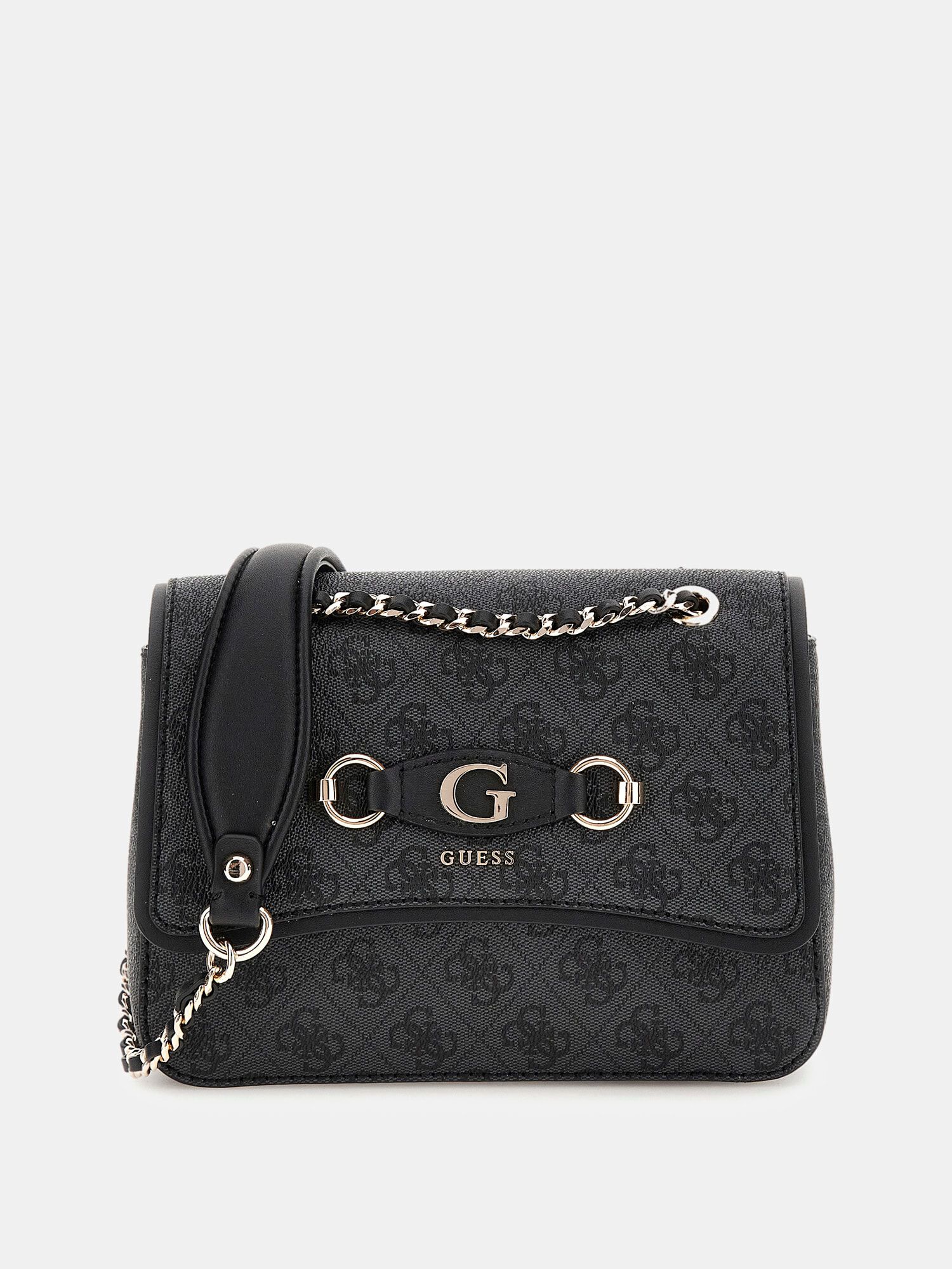 Shop GUESS Online Izzy 4G logo mini crossbody