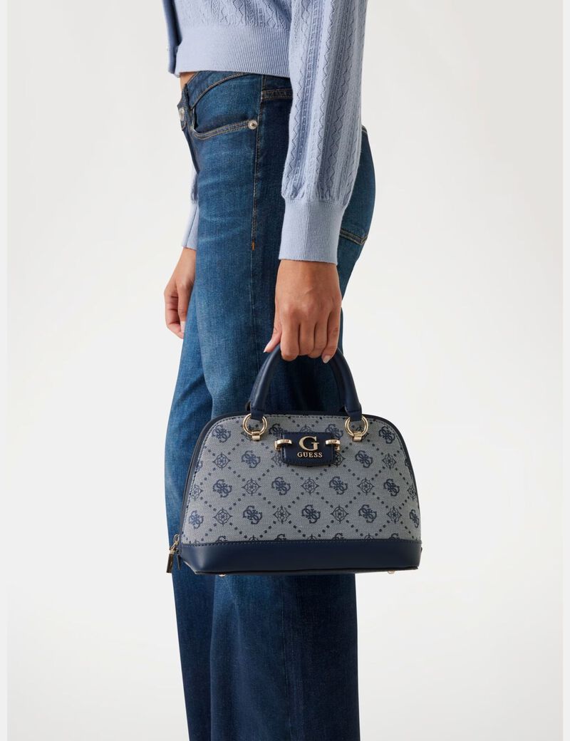 حقيبة يد نيدا بشعار 4G والفاوانيا