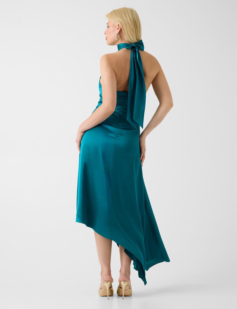 جيس marciano halter neck midi dress