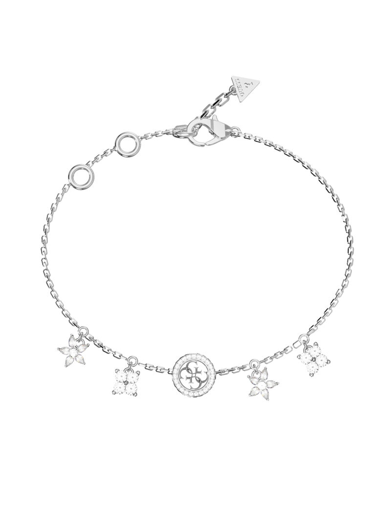 Flower charms bracelet