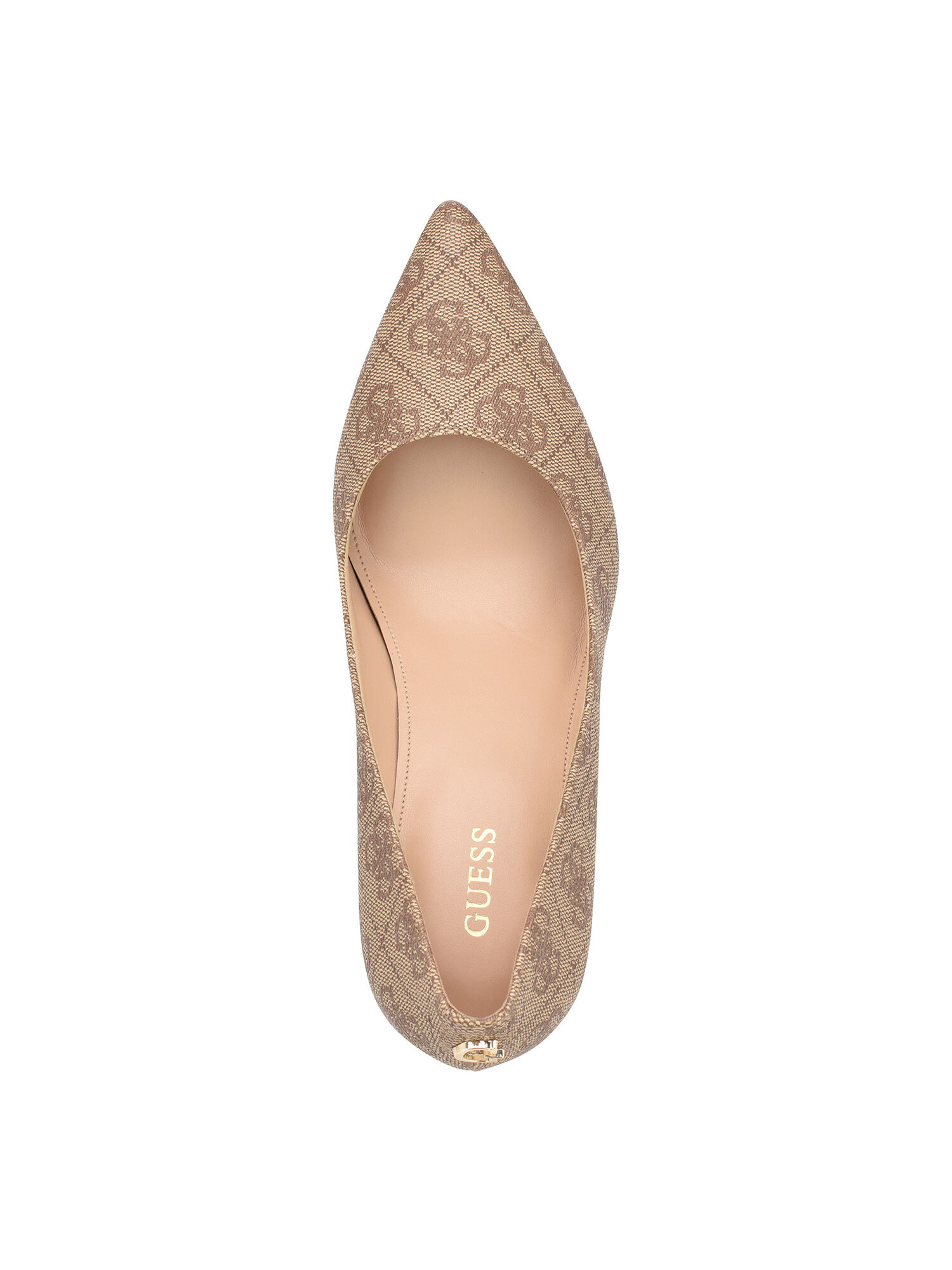 Guess logo cheap heels