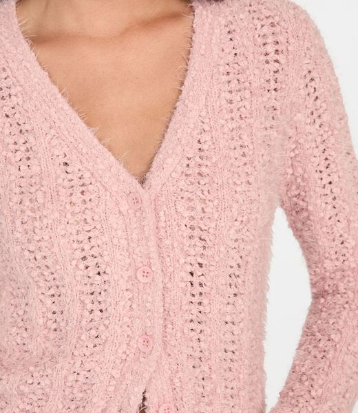 Open-knit cardigan