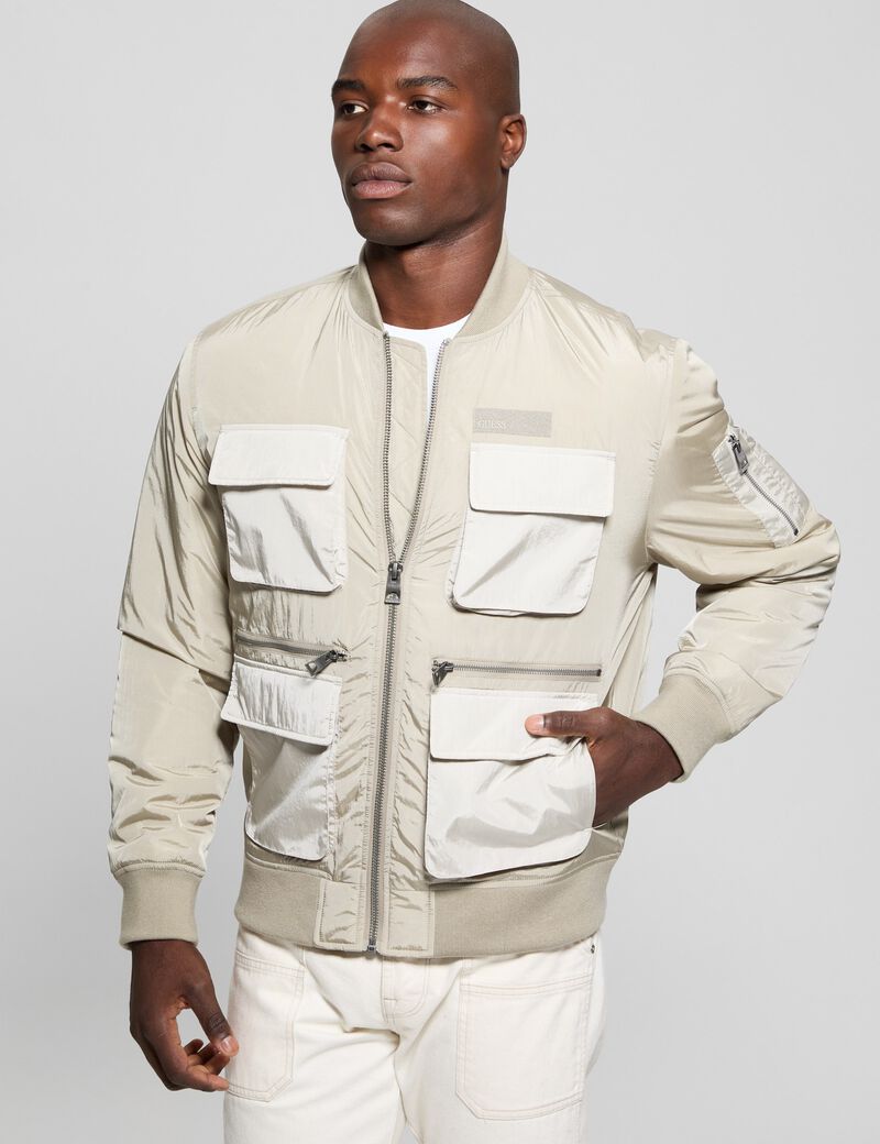 Zip-up technical jacket