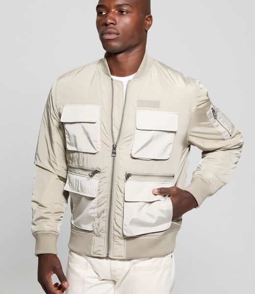 Zip-up technical jacket