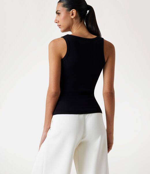 guess rib knit tank top