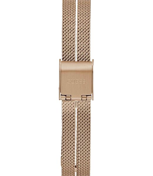 Rose-gold Mesh Analog