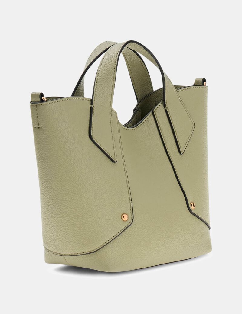 guess darcy logo mini handbag
