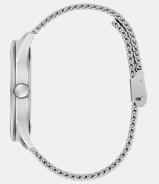 Stainless steel analogue watch