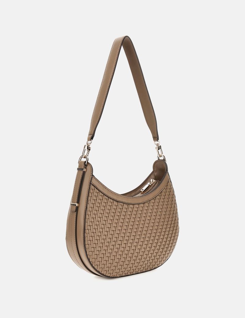 Murielle woven shoulder bag
