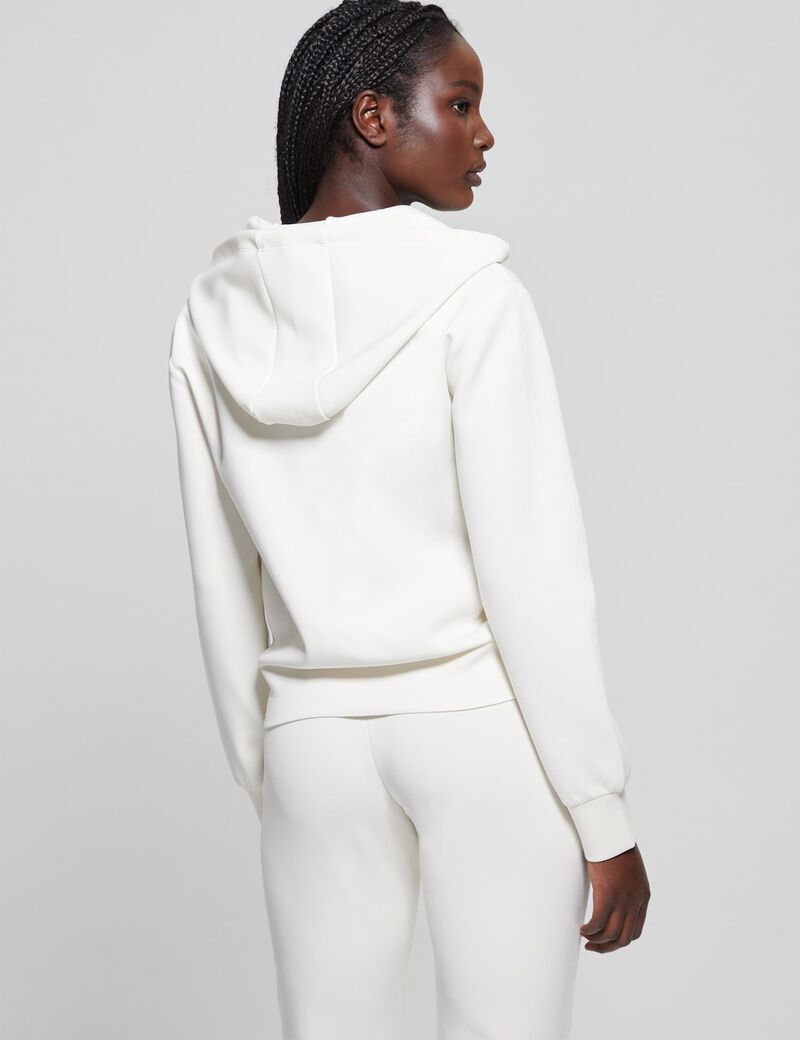Hooded zip sweatshirt
