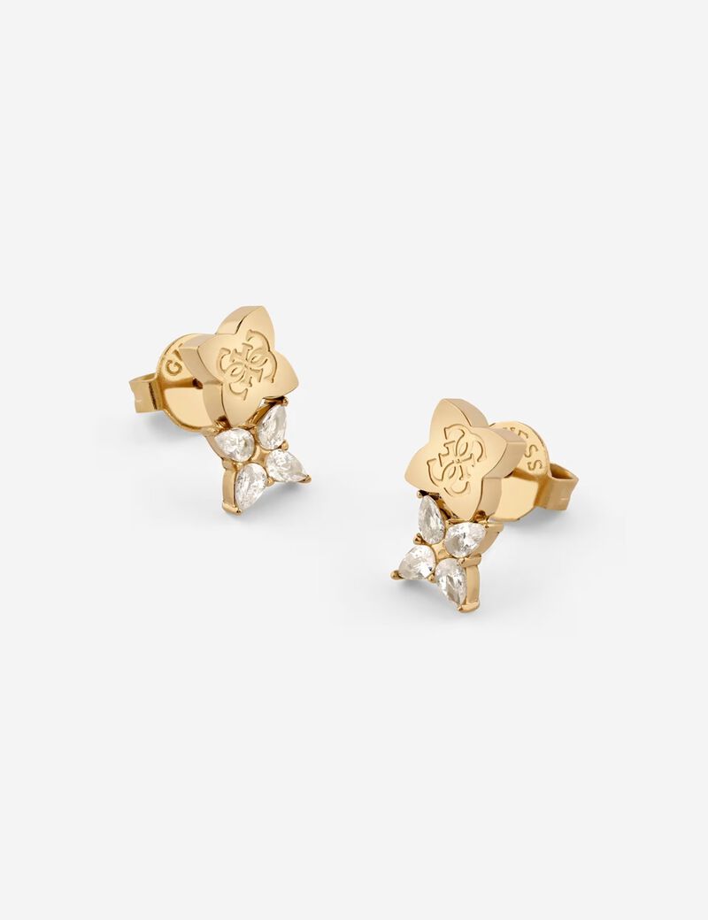 guess wild flower earrings