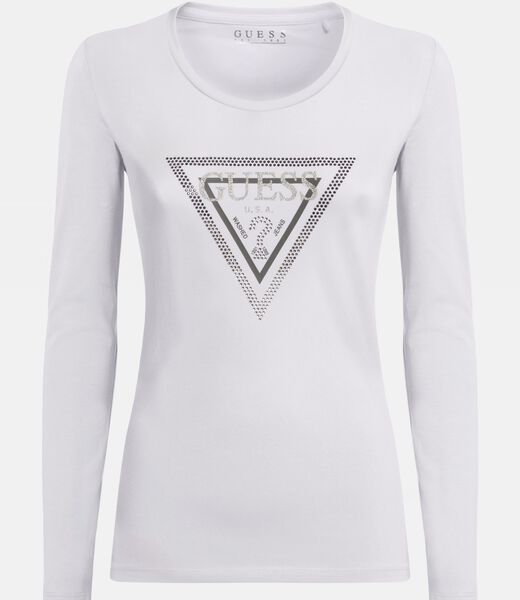 Triangle Logo Rhinestones T-Shirt