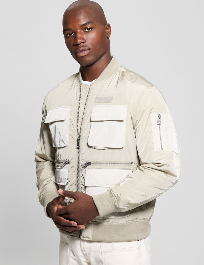 Zip-up technical jacket