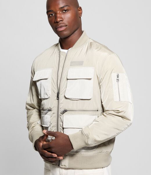 Zip-up technical jacket