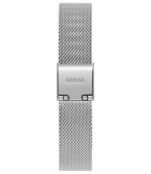 Silver Tone Quartz Analog Mesh Watch