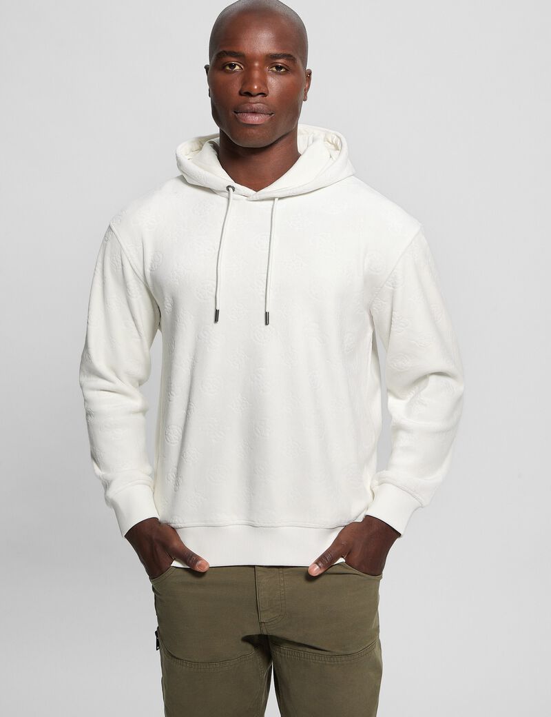 سويت شيرت منقوش بزهرة الفاوانيا