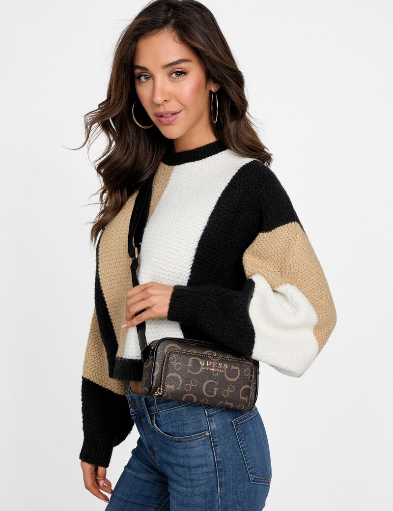 Saffron mini top zip