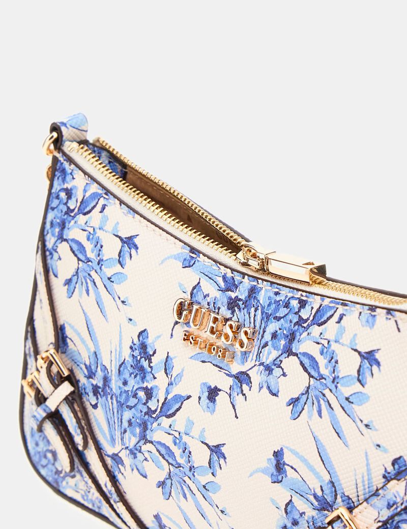 Shop GUESS Bramina Floral Shoulder Bag, Multi GUESS KSA