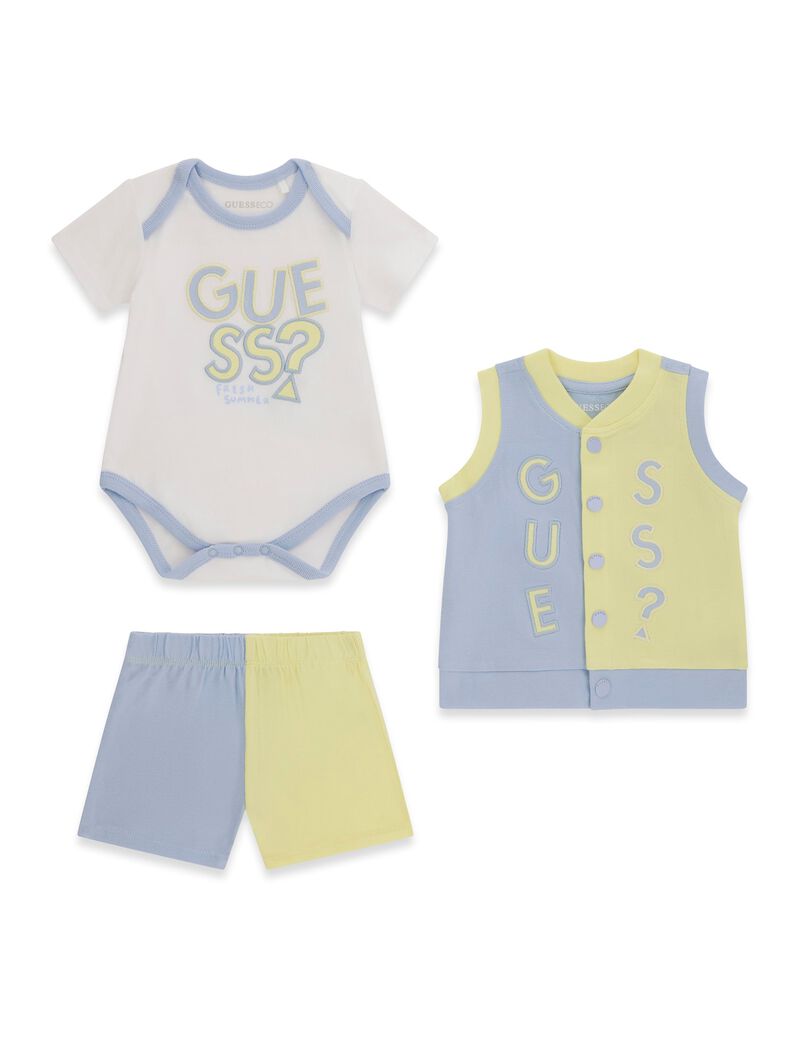 جيس set vest ss body shorts