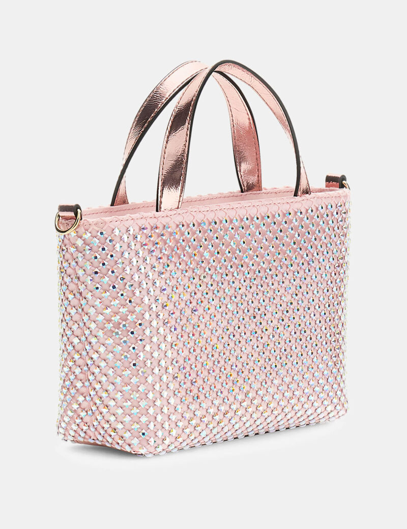 guess tasmin rhinestones handbag