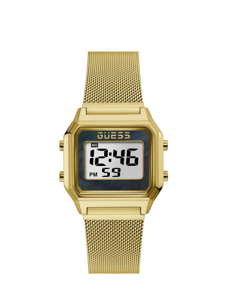 Gold Digital Watch
