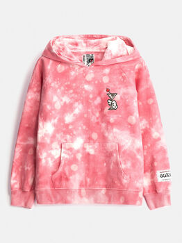 Back Graffiti Print Sweatshirt