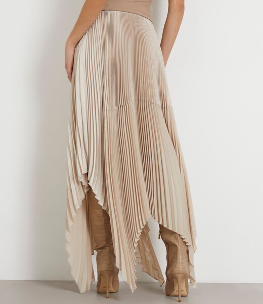 Pleated Midi Skirt