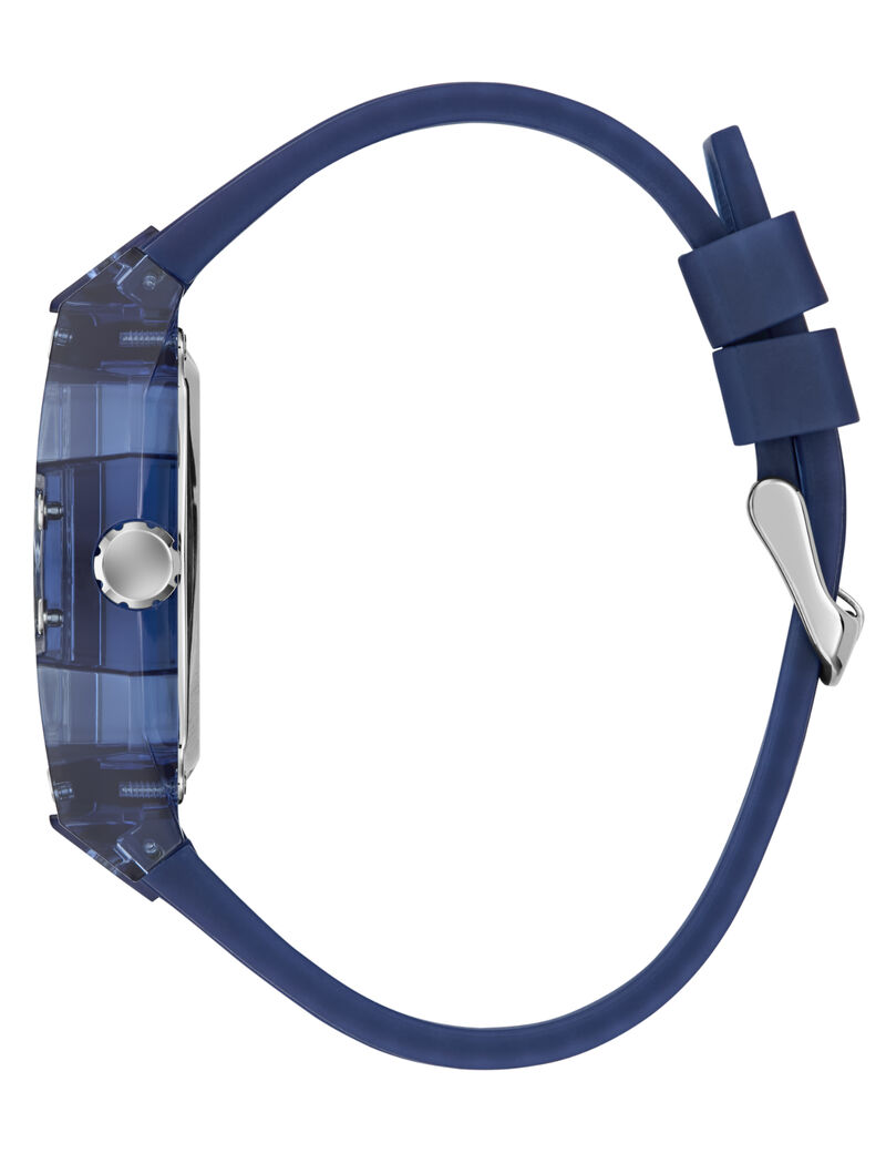 Mens Blue Rectangle  Watch