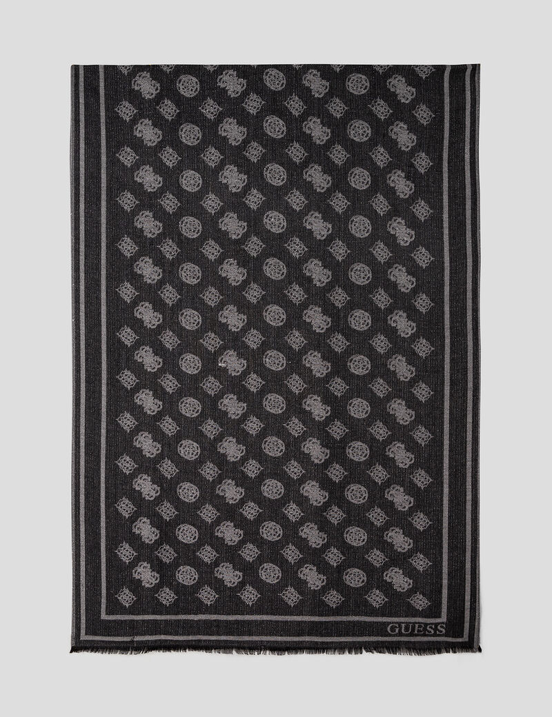 guess 4g logo scarf