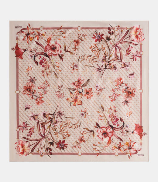 Floral Print Foulard