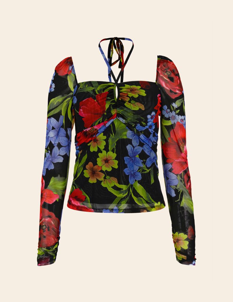 Marciano Floral Print Top