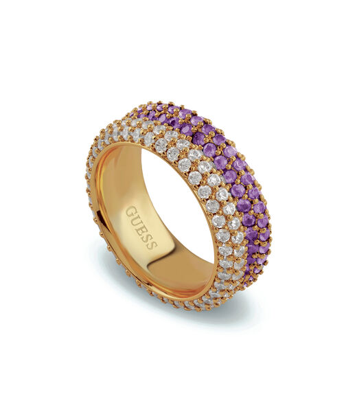 8mm essenza pave double ring