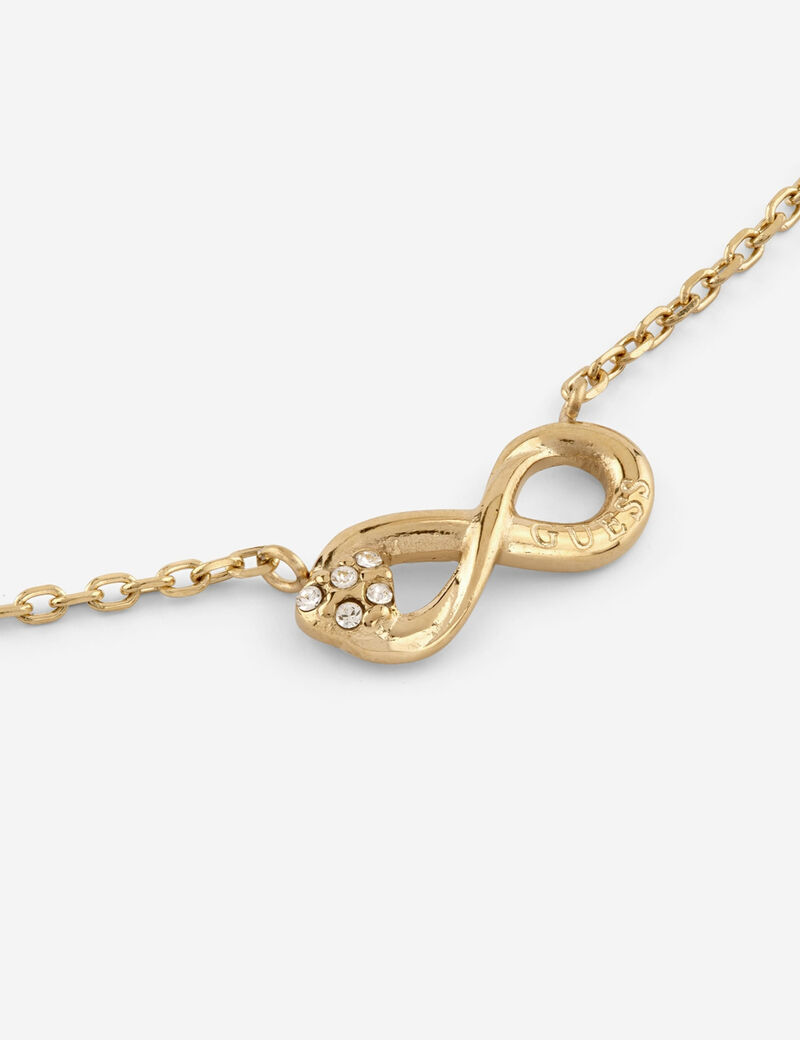guess 16 18  infinity necklace